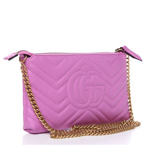 gucci calfskin matelasse mini gg marmont chain bag perfect pink|Gucci Marmont handbags.